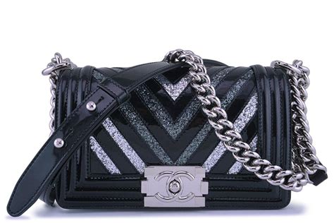 chanel black glitter bag|Chanel handbags.